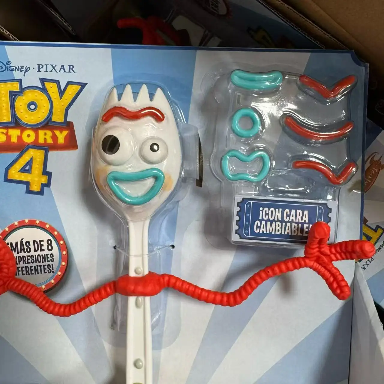 Original 18CM Disney Toy Story4 Forky Woody Buzz Jessie Interchangeable Toy Action Figure Anime Figurine Doll Gift - 3