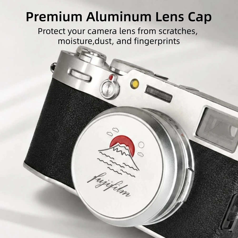 Premium Aluminum Camera Lens Cap with EVA Soft Lining - Fuji Accessories