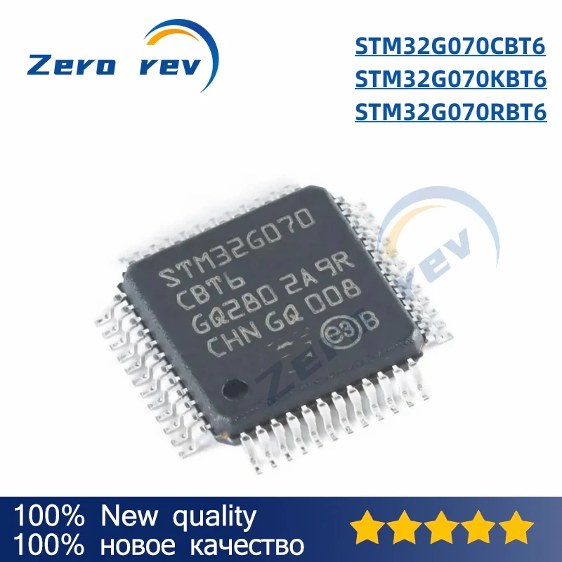 

1Pcs 100% New STM32G070CBT6 LQFP-48 STM32G070KBT6 LQFP-32 STM32G070RBT6 LQFP-64