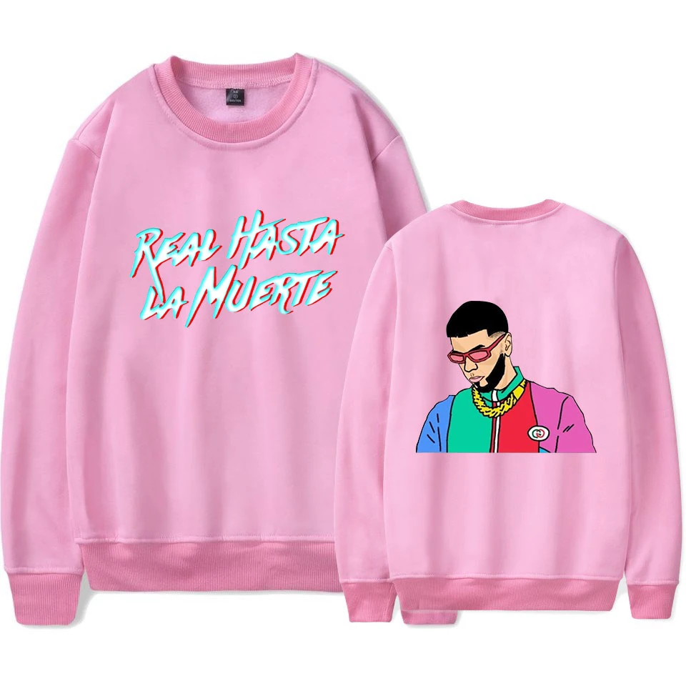 Anuel AA-Sudadera con capucha y cremallera estampada para hombre y mujer,  chándal informal, ropa de BANYUO