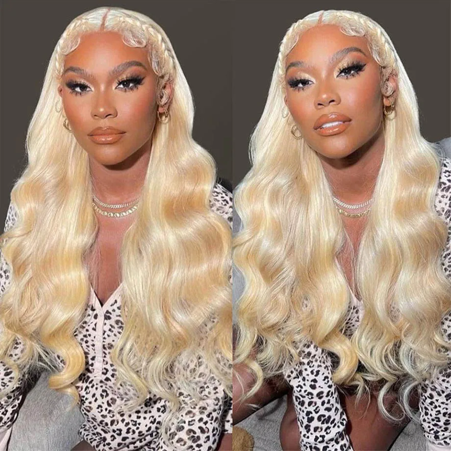 

Blonde 613 Human Hair Wigs 13x6 Hd Lace Frontal Wig For Women Brazilian Hair Pre Plucked 30 Inch 13x4 Body Wave Lace Front Wig