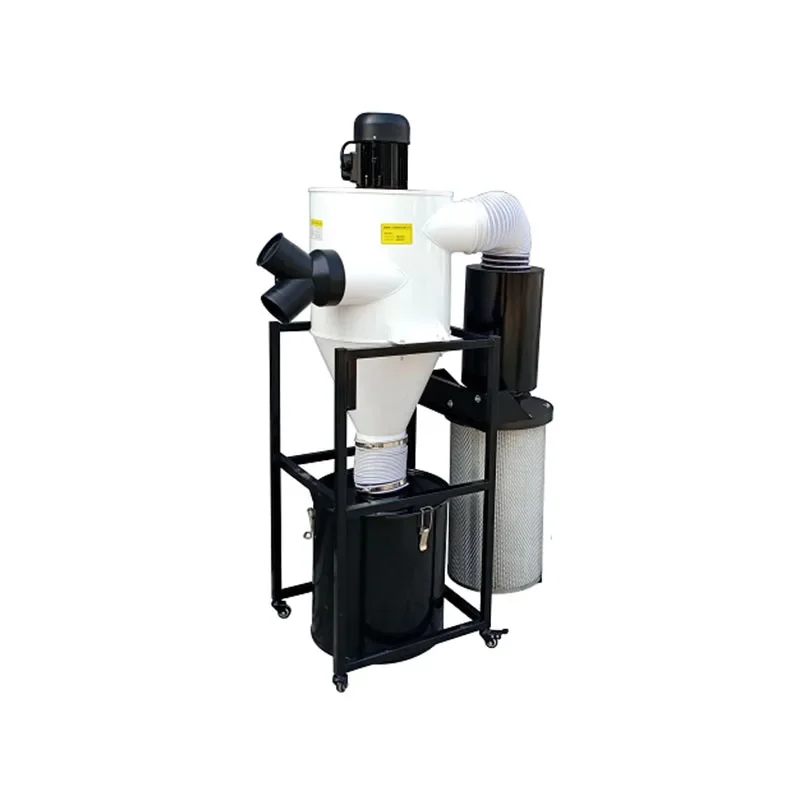 New Electric 750W-2.2KW Industrial Mobile Bag Filter Dust Collector Engraving Ma