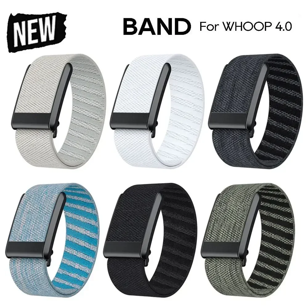 Nylon Fitness Band Soft Adjustable Replacement Strap Whoop 3.0 Breathable Protector Sports Wristband for Whoop 4.0 Band Women