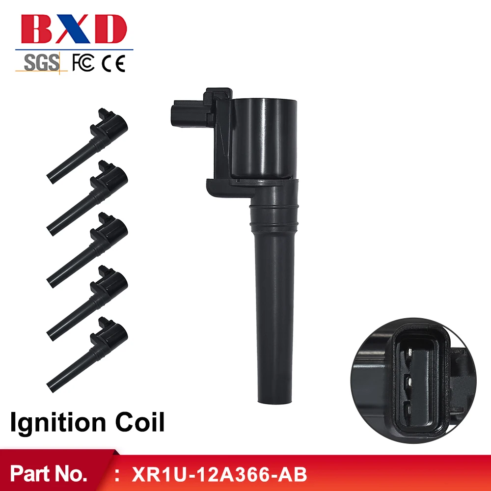 

1/6pcs Ignition Coil XR1U-12A366-AB XR1U12A366AB For Aston Martin DB7 DB9 V6 V8 V12 3.2L 4.2L 6.0L 1994