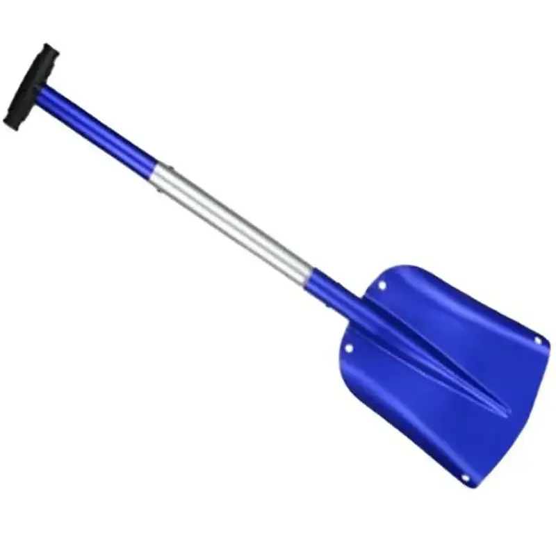 Foldable Auto Emergency Snow Shovel with Extendable Handle, Aluminum Lightweight Snow Shovel for Car,Outdoor Camping Ski,Garden 3