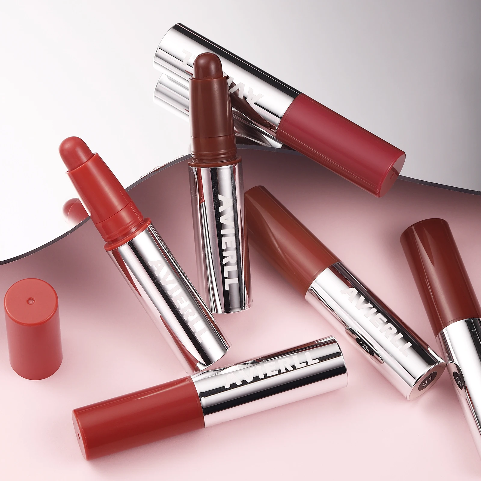 Smooth Matte Lipstick Long-lasting Moisturising Lip Glaze Pen_voghion.com