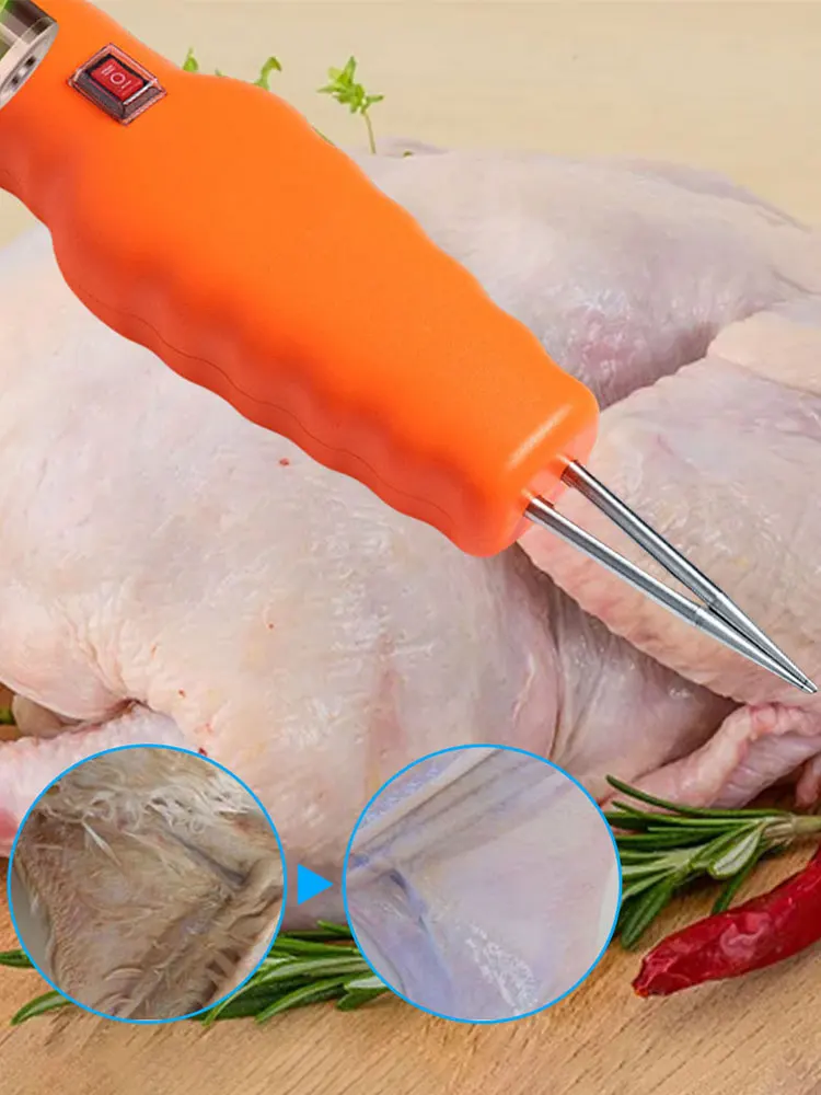 Electric Chicken Plucker Machine Handheld Chicken Plucker Machine Waterproof Poultry Short Hair Plucking Tool for Bird Turkey