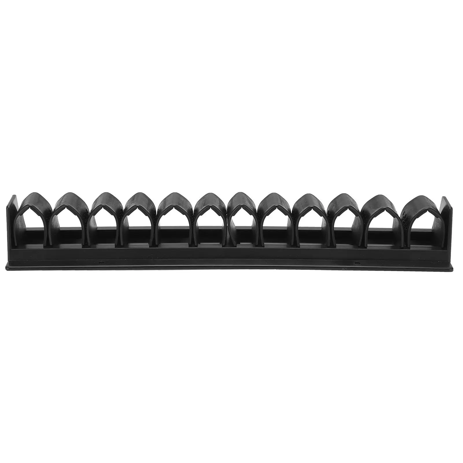Wall Mounted Plastic Whip Rack-Horizontal Storage Hanger for Whips
