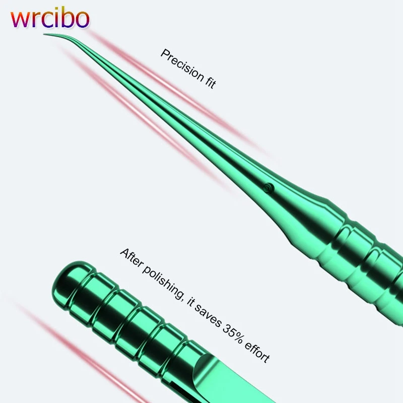 

Wrcibo Titanium Alloy Grade Precision Harden Tweezer Mobile Phone Motherboard CPU IC Chip Face ID Repair Soldering Tweezers