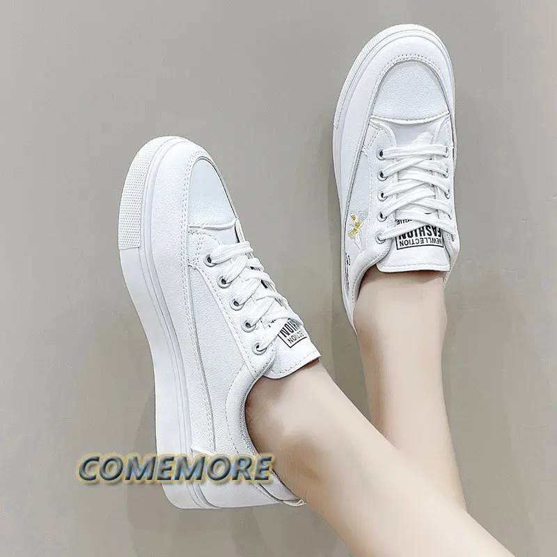 2015 L women black gold pathwork genuine leather sneakers wedge lace-up  sport trainer Flat Shoes brand Casual Flatform EUR35-44 - AliExpress