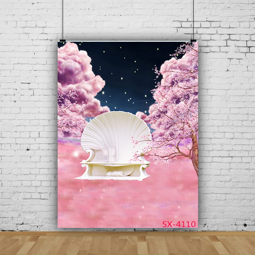 

Vinyl Custom Newborn Baby Photography Backdrop Props Fur Garland Floral Bird Nest Birthday Hundred Days Studio Background YX-14