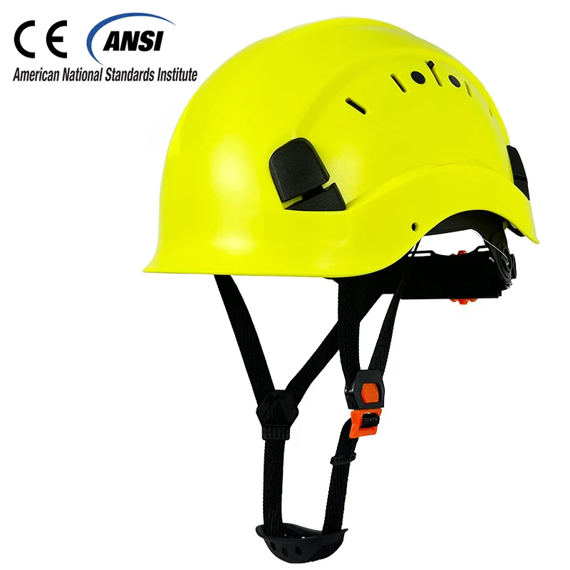 

CE Construction Safety Hard Hat Helmet For Engineer ABS ANSI Vented Industrial Work Cap Men Head Protection Rescue Outdoor