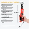 12V/18V Electric Impact Wrench Cordless Rechargeable Screwdriver 3/8 Inch Right Angle Ratchet Wrenches Driver Drill Power Tool 3