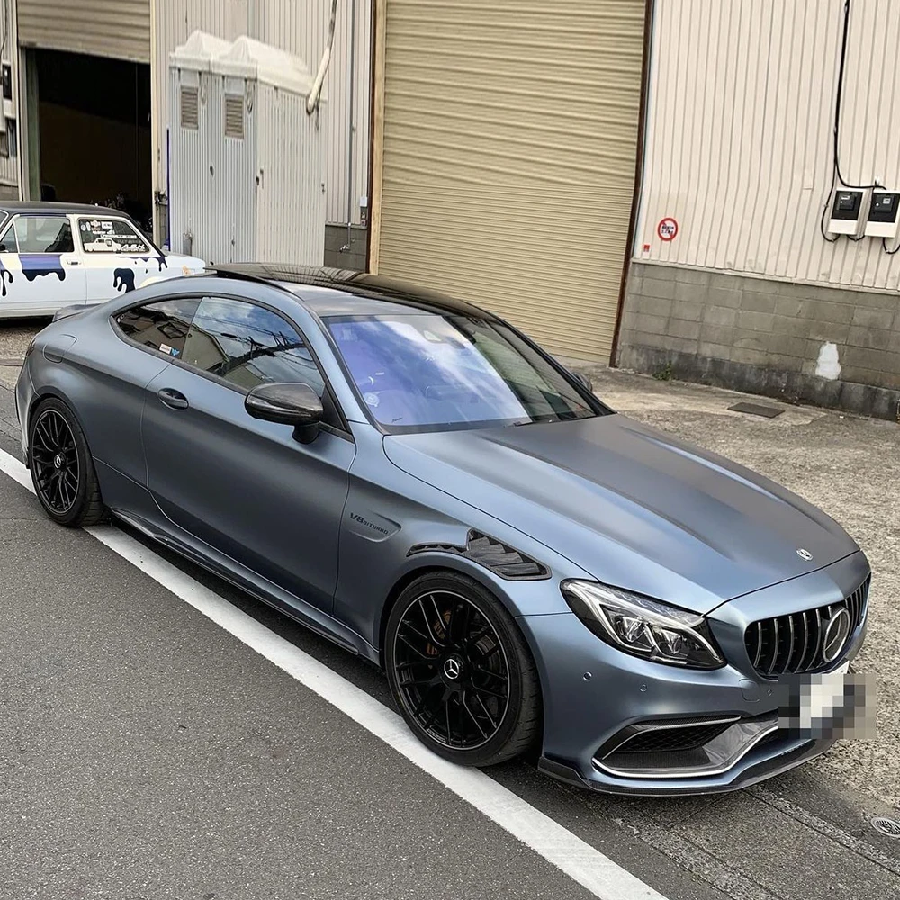 Wrapmaster Satin Metallic Storm Blue Vinile Adesivo Auto Wrapping Film Involucri Per Veicoli