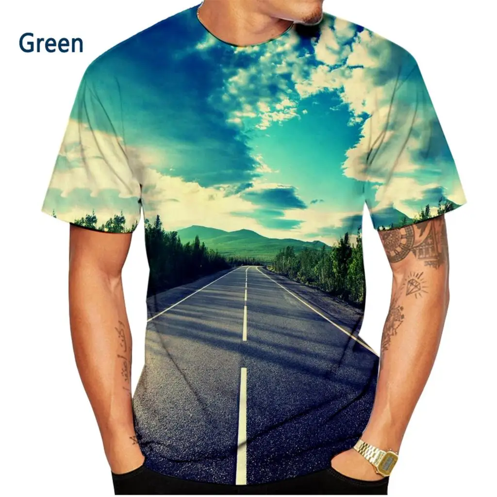 T-Shirt Casual A Maniche Corte Da Uomo E Da Donna New Fashion Wave Sea Water Bow Bottle Anchor T-Shirt Con Stampa 3D