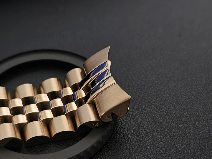 20Mm Mountaineer Spb121J1 / Spb117J1 / 119 / 123 Serie Sarb017 Sostituto Cintura In Acciaio Solido A Cinque Perline