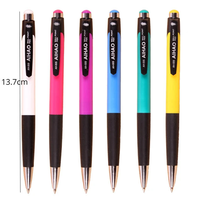 10PCS Ballpoint Pen Medium Work Pen with Super Soft Grip Ball Pen for Men  Women Retractable Office Pen - AliExpress