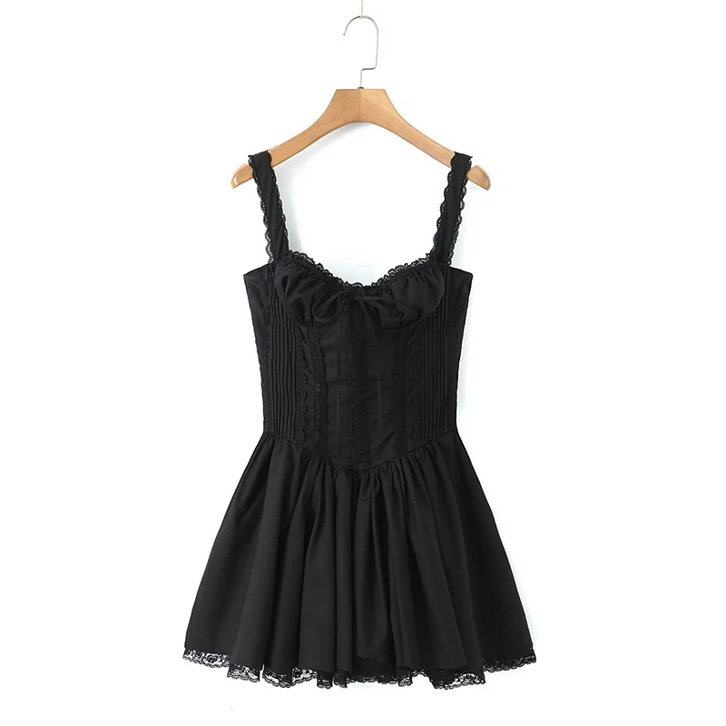 レースドレスLADY LACE PLEATS DRESS Dover Pleated Lace Gown | Tadashi Shoji