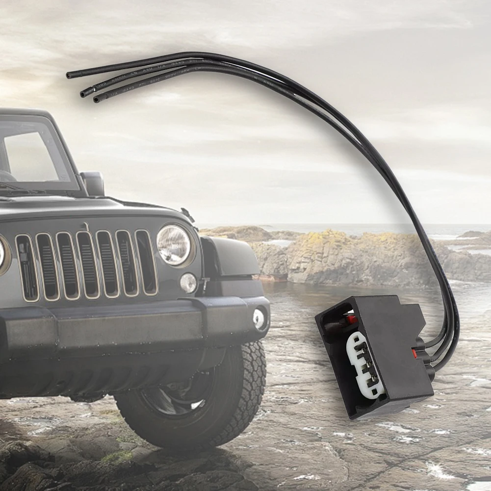 Front Turn Signal Light Connector Harness Replace 68065016AB for Wrangler JK 2007-2018