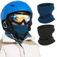 Nouveaux enfants polaire écharpe en plein air hiver réglable cordon cou couverture multi fonctionnel chaud capuche ski masque facial 5