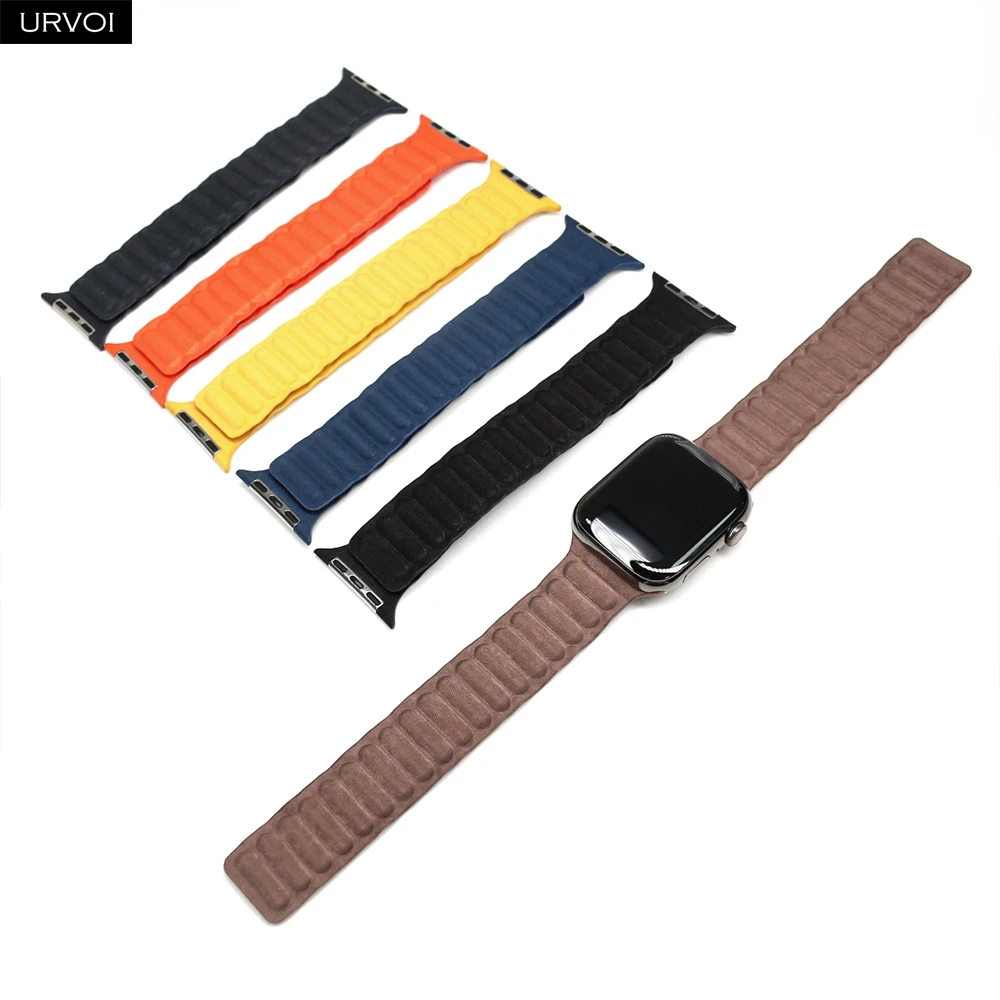 Premium FineWoven Magnetic Link Band
