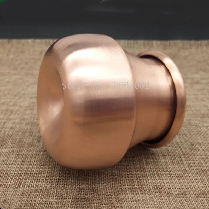 New Copper Cups Chinese Vacuum Cupping Kit Pull Out A Vacuum Apparatus Therapy Relax Massagers Curve Suction Pumps 1pcs 2