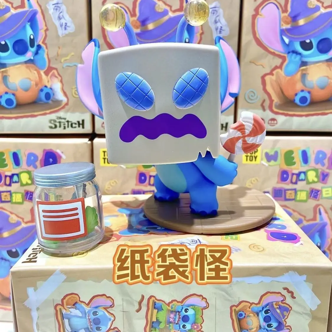 2025 neue Stich Blind Box Disney Stiezy Lustige Tagebuch Serie Geheimnisse Guss Tasche Anime Figur Modell Dekoration Sammlung Spielzeug Geschenk