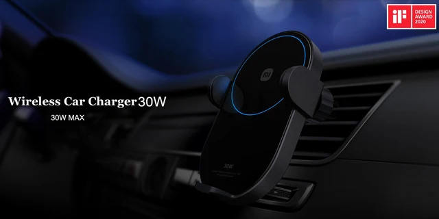 Xiaomi Mi 20W Wireless Car Charger - TechPunt