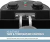Gourmet EDF-401T Electric Immersion Deep Fryer 3-Baskets, 1700-Watt, Timer Control, Adjustable Temperature, Lid with Viewi 3