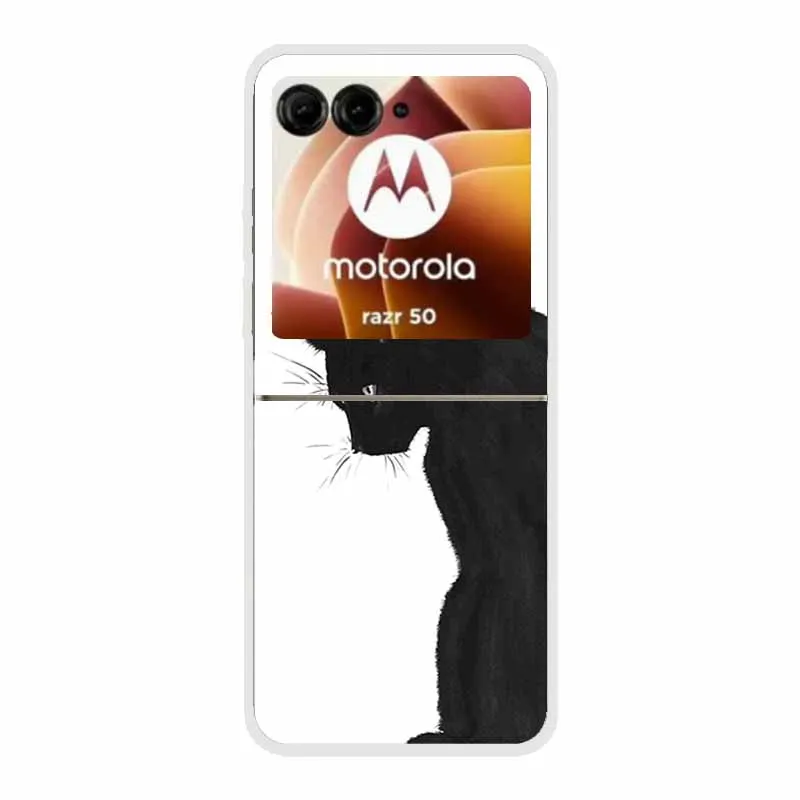 Cartoon Design Transparent Hard Plastic Back Cover Case