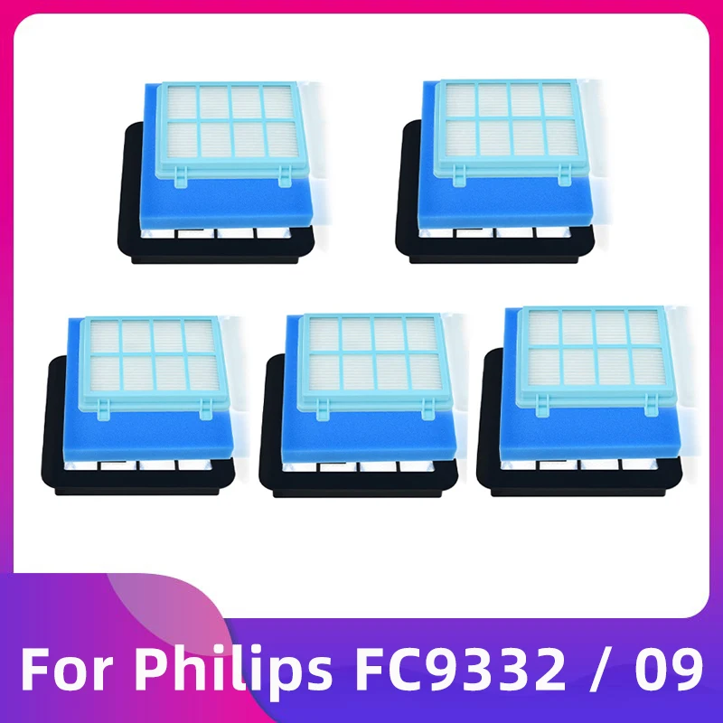 Vhbw Filtro Compatible Con Philips Universe FC 9008, FC 9022, FC 9023 Aspiradora Filtro Hepa Antialergico Fibra De Vidrio 87260532