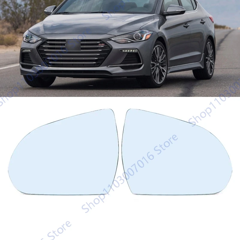 

Боковое зеркало заднего вида для Hyundai Elantra 2017 2018 2019, автомобильное внешнее зеркало заднего вида, объектив, стекло, автомобильные аксессуары 87611F2580