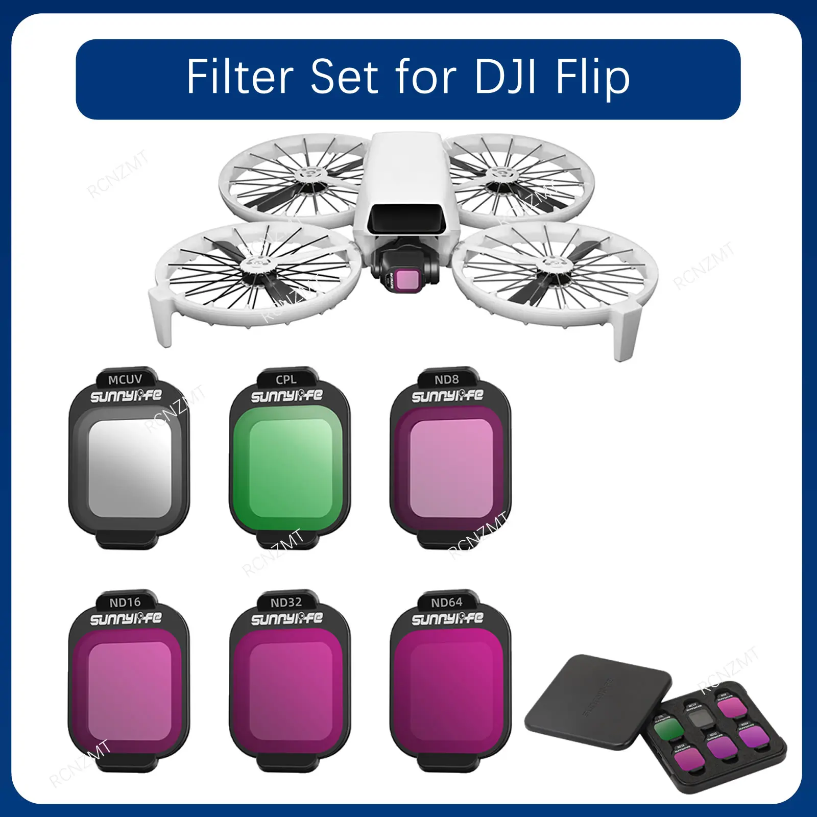 Lens Filter Kit drone accessories for DJI Flip CPL UV ND8 ND16 ND32 ND64 Flip ND Filters Lightweight Camera Fliter for DJI Drone Accessories