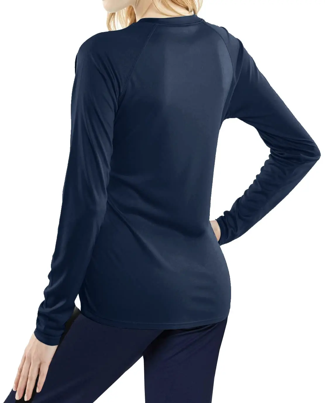 TACVASEN UPF 50+ Sun/Skin Protection Quick Dry T-Shirts Womens Long Sleeve Outdoor Performance Tee Shirts Summer Casual278_voghion.com