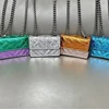 K G eagle head bag mini bag  thread color block glossy surface card holder one-shoulder crossbody chain bag for women 2