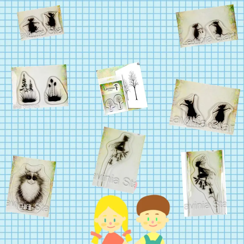 rat plant Transparent Klar Silikon Stempel/Dichtung DIY scrapbooking/foto album Dekorative klare stempel bl&auml;tter stickers scrapbooking supplies