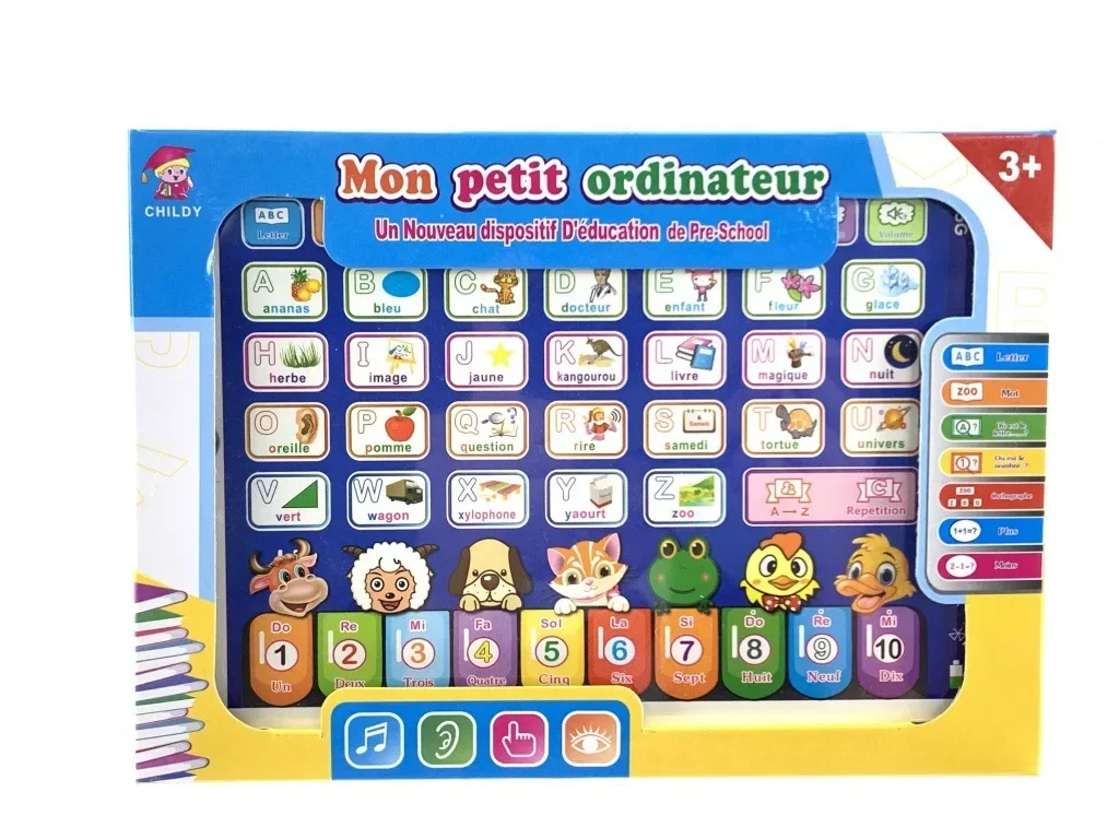 Multilingual Children Early Educational Learning Machine Bilingual Learning Toys English Russian Arabic French Learning Toys DDJ 3