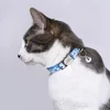 Nylon Personalized Cat Collar Custom Puppy Cat Collars Anti-lost Pet ID Name Necklace Collars With Bell Gift For Small Dogs Cats 5