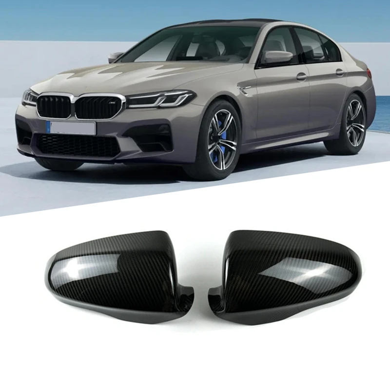 

Car Real Carbon Fiber Rear Mirror Cover Shell Cap For BMW M5 F10 2012-2016 Spare Parts Parts Side Wing Mirror Cover Car Styling