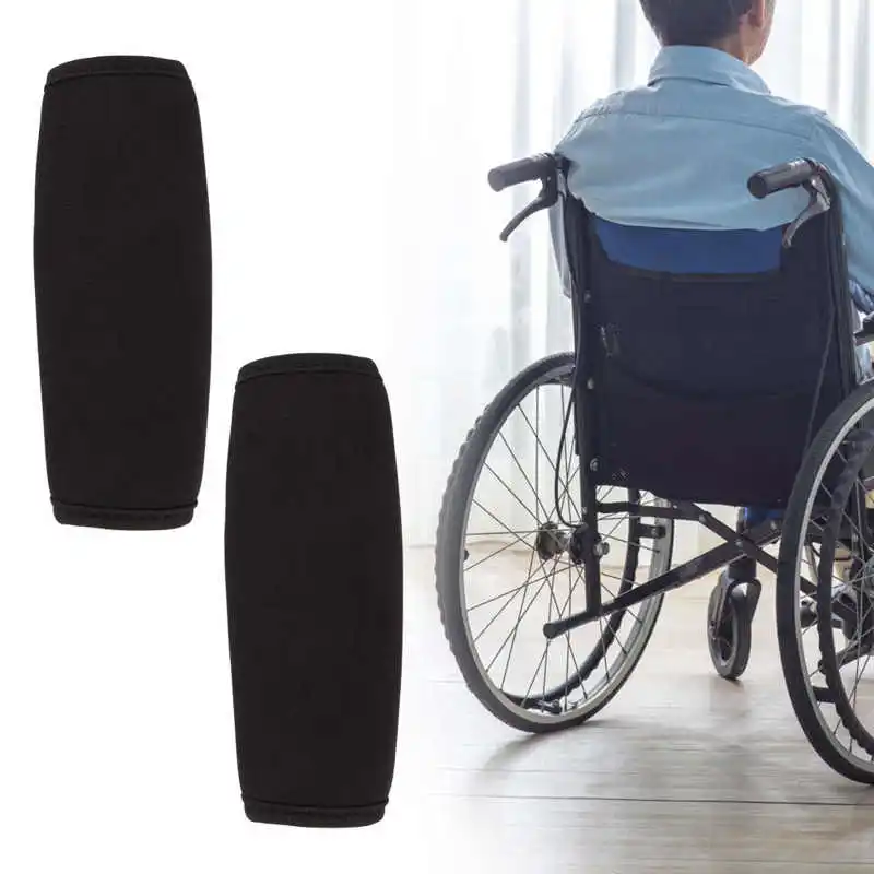 2Pcs Replacement Stroller Handle Cover Buffed Tubing Grips Wheelchair Stroller Armrest Protector for seniors elderly