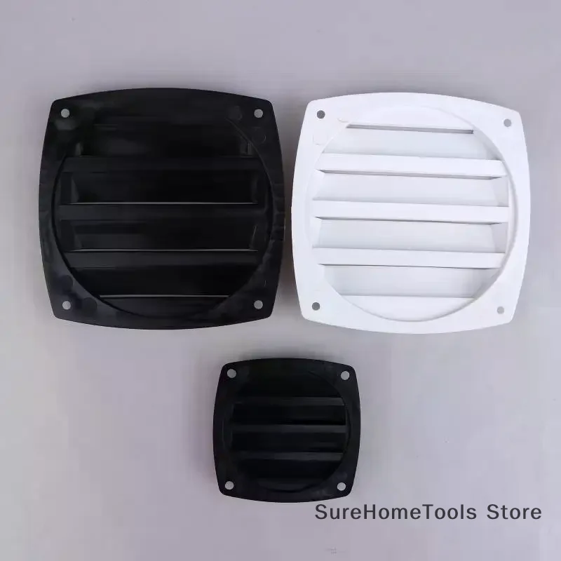 1Pcs Boat Louvered Vent Replace Square Air Vent Grill Ventilation Ducting Cover Outlet Vent For Marine RV