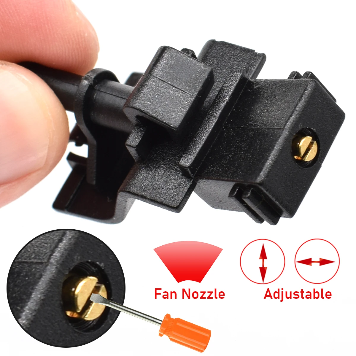 2 Boquillas Limpiaparabrisas Delanteras Para Toyota Corolla Verso AR10 2004-2009 - OE 98630-2E500