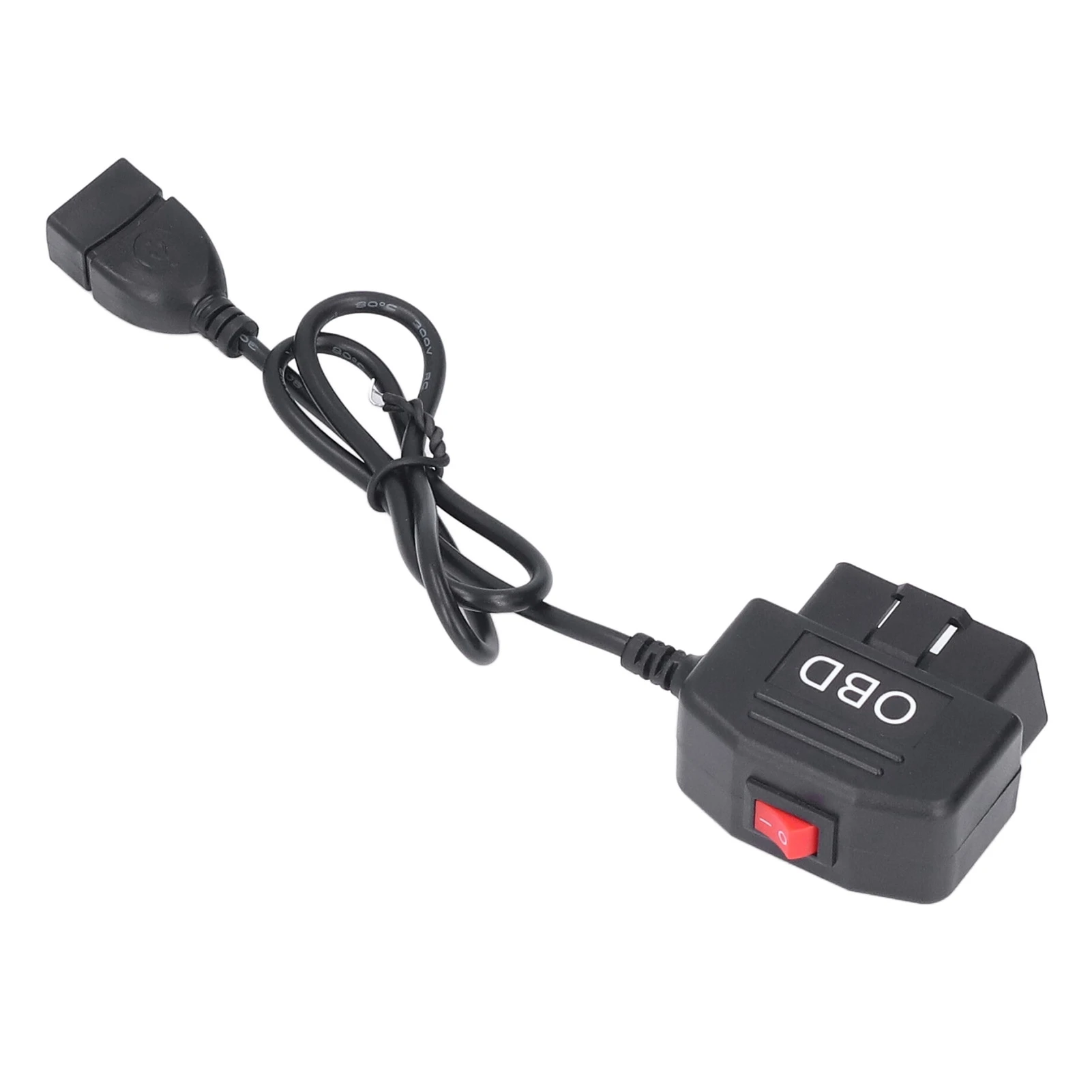 Dash Cam Hardwire Kit Dash Cam Hardwire Kit Buck Line OBD To USB Adapter Cable For Dashcam Mirror CarPlay Monitor DVR Charger 24 Hours Parking Monitor