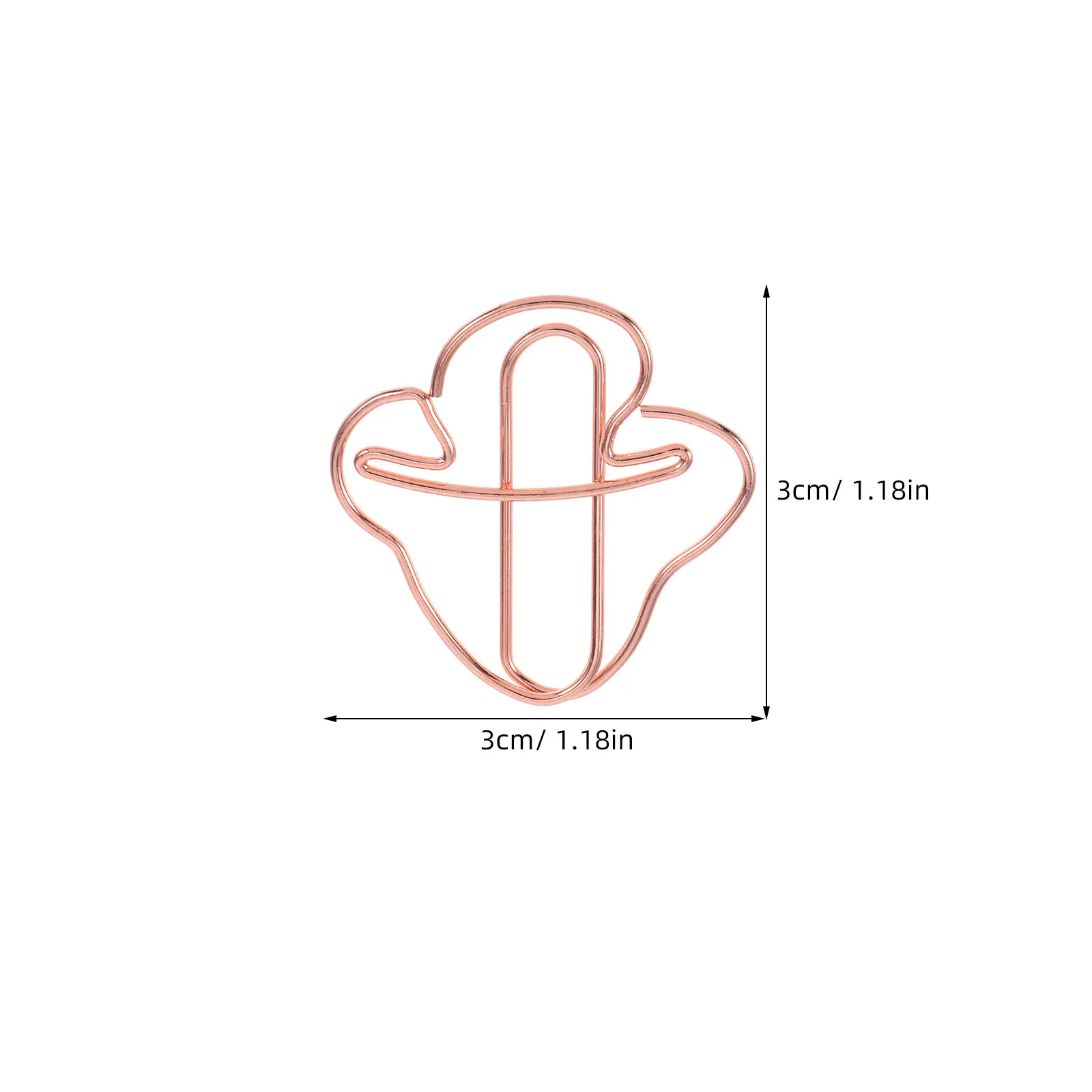 50Pcs 버섯 모양의 금속 종이 클립 골드 마감 장식 사무실 학교 문서 주최자 북마크 사진 홀더 편지지