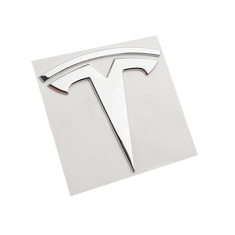 Metal Replacement Sticker For Tesla Model 3 S X Y Front Back Trunk Logo Rear Tail Mark Front Head Mark Emblem Decal Accessories best bumper stickers Car Stickers