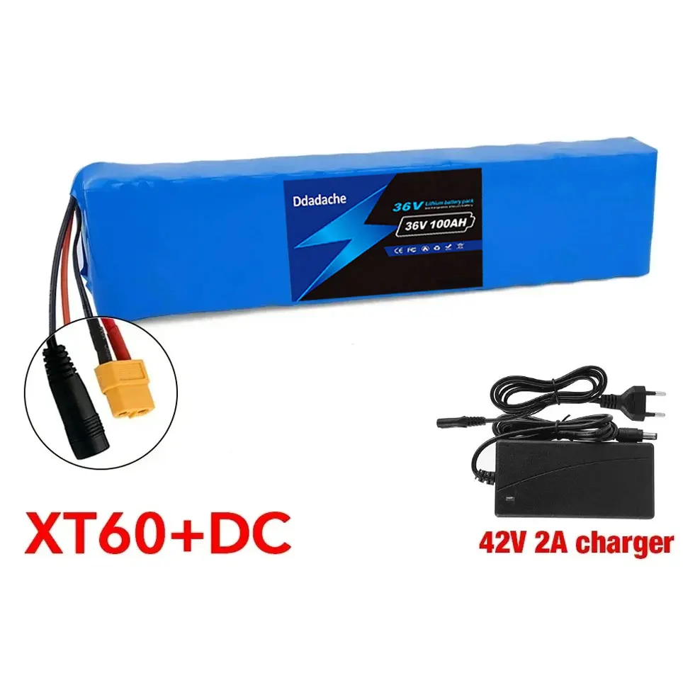 10S3P 36 V 100 Ah 18650 wiederaufladbarer Lithium-Akku, 1000 W Leistung, modifiziertes Fahrrad, Elektroroller, Fahrzeug, BMS + 54,6 V Ladegerät – Detail 8