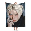 Hot-KPOP-Like-Stray-K-Kids Fashion Blanket Printed Throw Blanket Plush Fluffy Flanne Soft Throws for Sofa Couch and Bed 1
