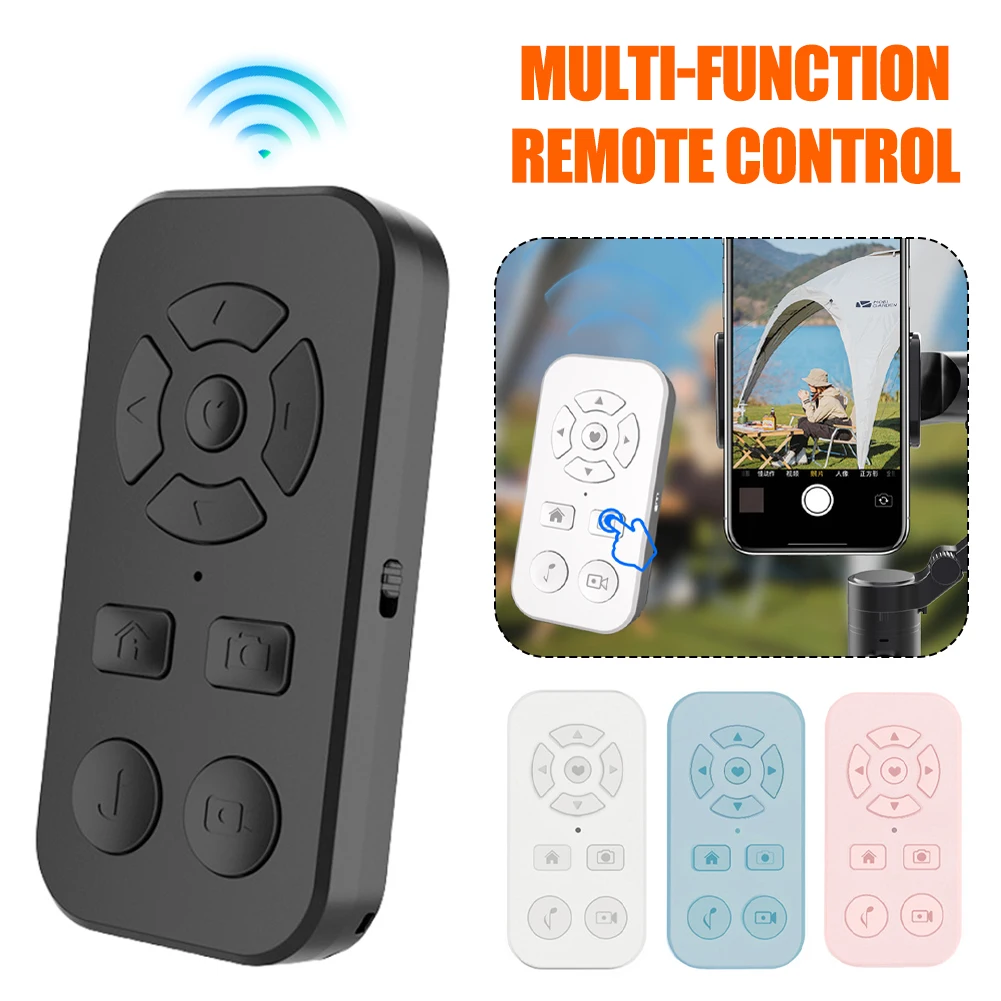 Bluetooth Remote Control for Short Videos, Photo Capture, and Page Turning