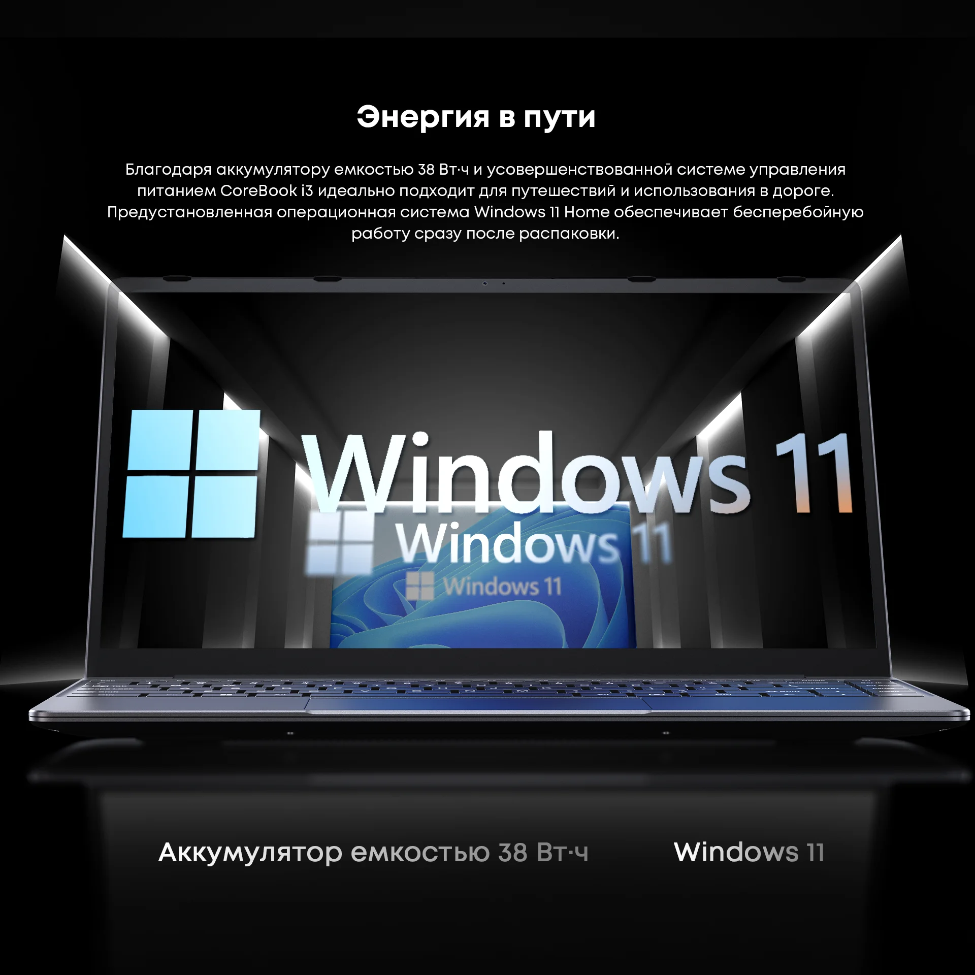 CHUWI CoreBook i3-10100Y ノートパソコン 8GB RAM 256GB SSD 14インチ