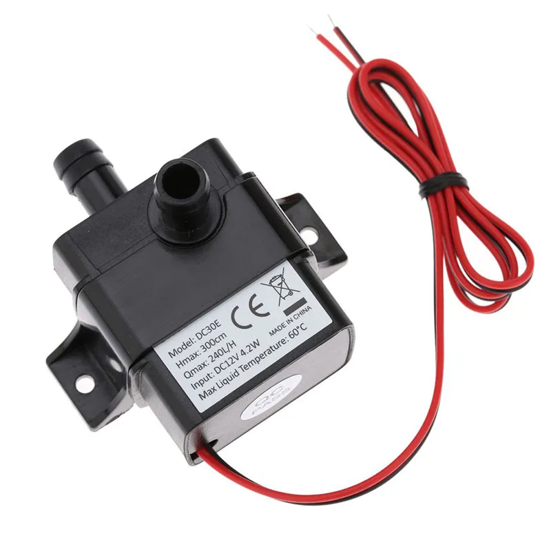 

12 V 4.8W Waterproof Mini Water Pump Power Brushless DC Micro Pumps Membrane Submersible Fountain Aquarium Pumps Garden Tools
